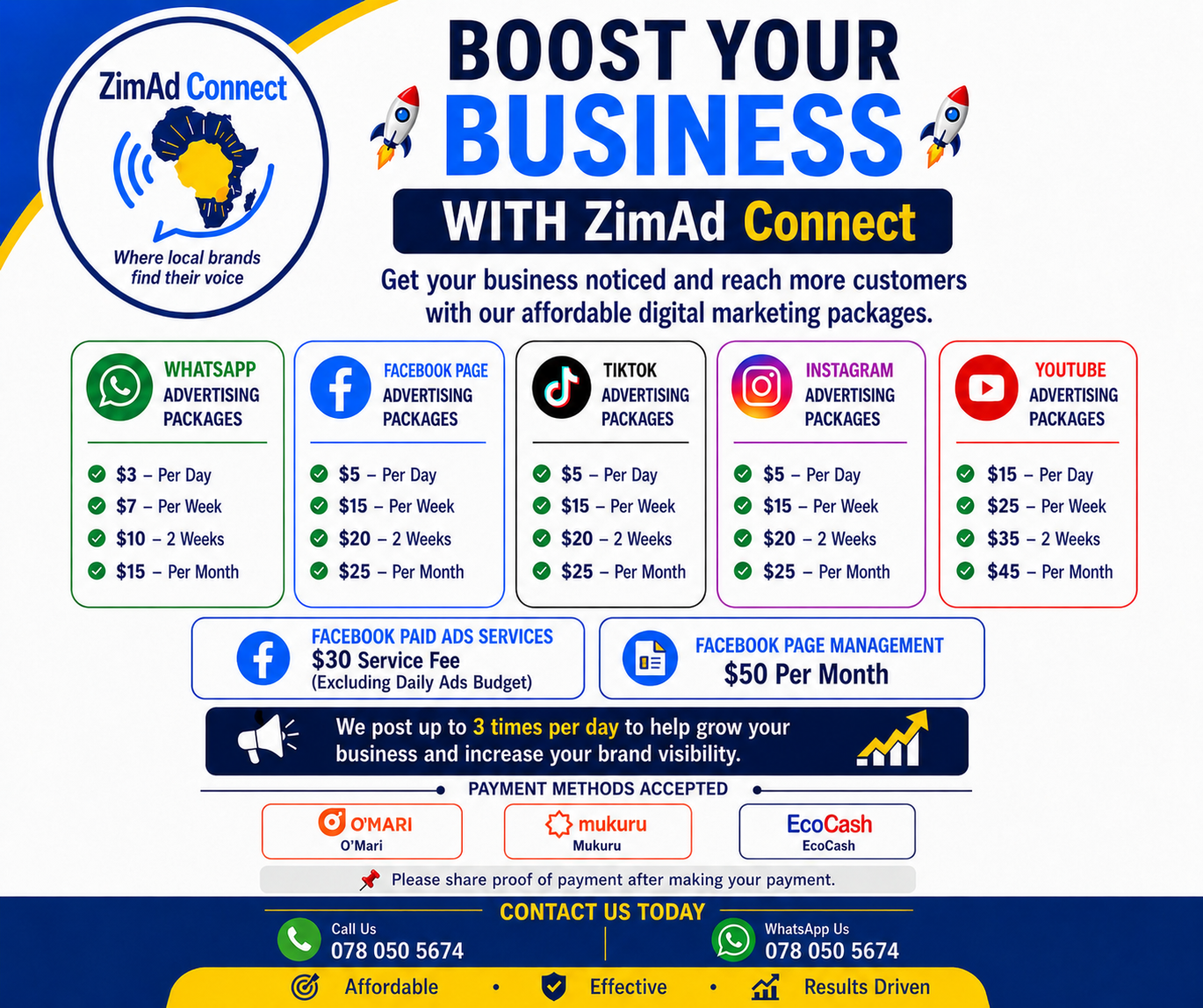 Boost your business with ZimAd Connect