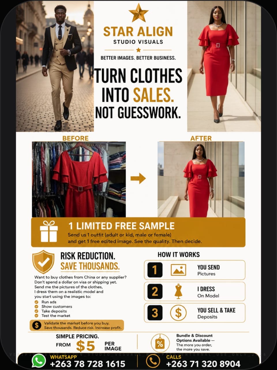 STAR ALIGN STUDIO VISUALS-STOP POSTING CLOTHES ON HANGERS AND EXPECTING PREMIUM SALES.
