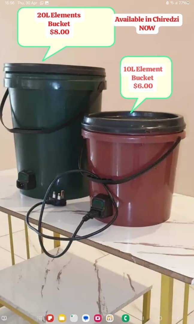Electric water heating Elements Buckets
