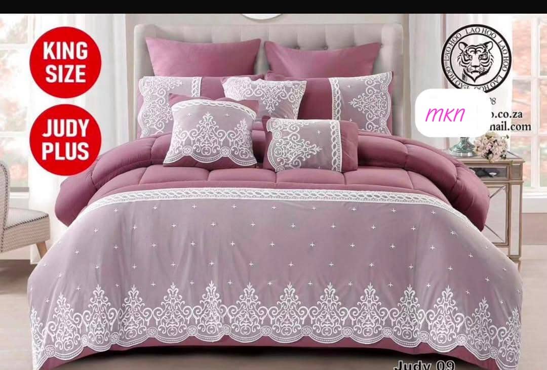 7+1 Piece Lace comforter set