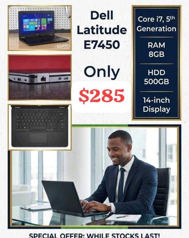 Dell laptop latitude E7450